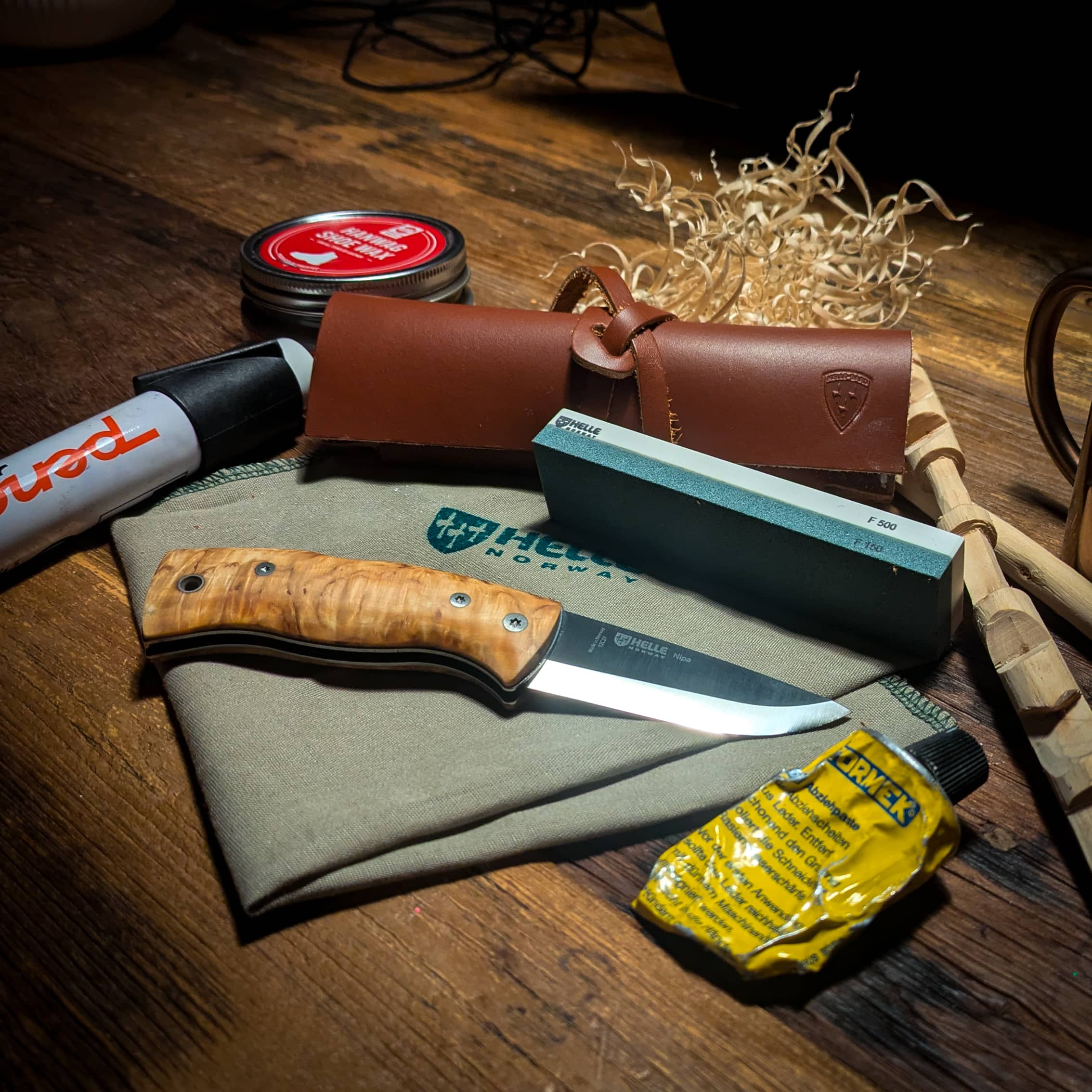 Maintenance tips: Helle sharpening stone and Nipa