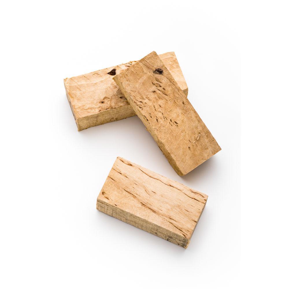 Curly birch block