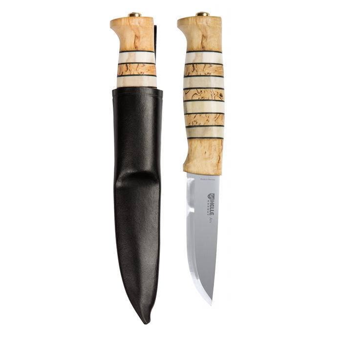 Helle Arv knife with black sheath